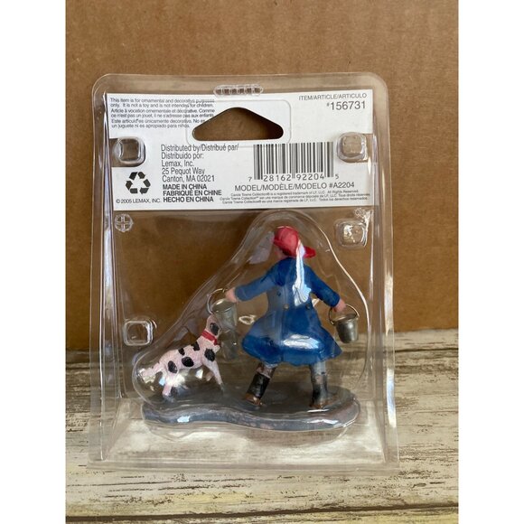 Lemax 2005 Carole Towne Firemen’s Friend #156731 Christmas Village Accessory NIB - Picture 3 of 7